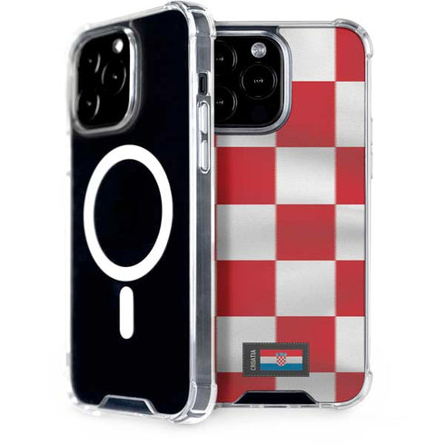 Croatia Soccer Flag iPhone 13 Pro Max MagSafe Case